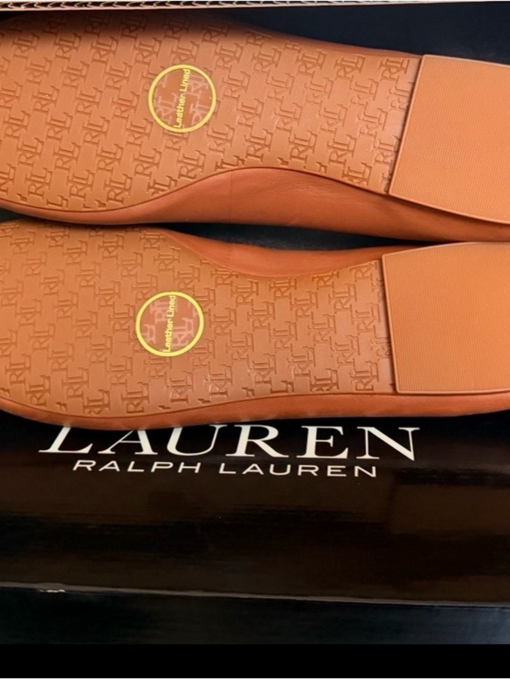Lauren Ralph Lauren Men’s Slip-On Loafers in Cognac Brown